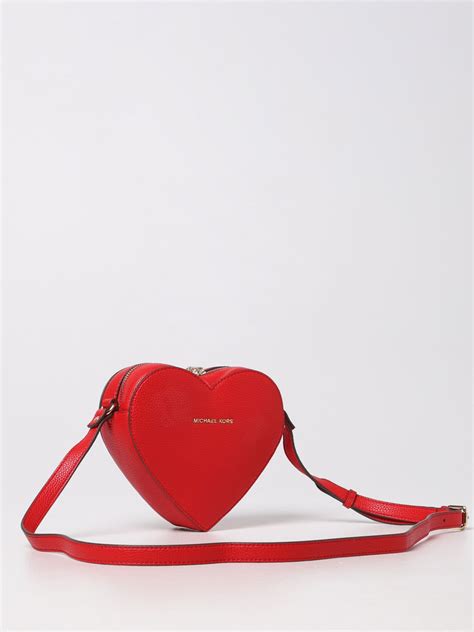 michael kors red heart bag|Michael Kors purse color chart.